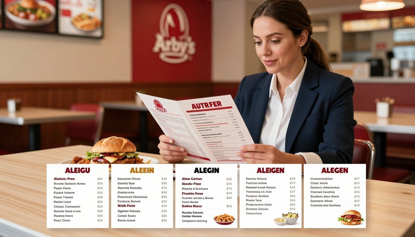 arby's allergen menu