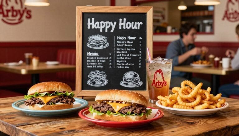 arby's happy hour menu